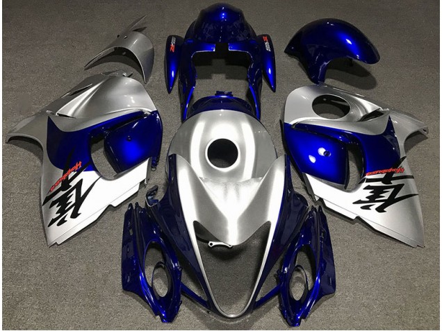 Argento Lucido & Blu 08-20 GSXR 1300 Carene Moto