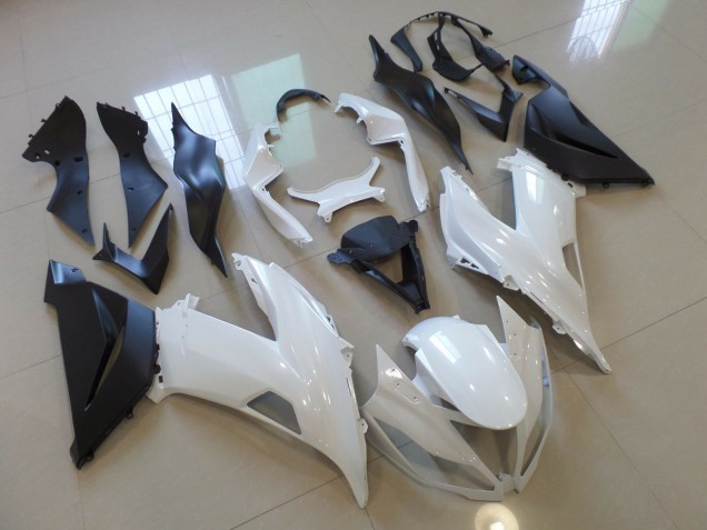 Bianco Nero Lucido 13-18 ZX6R Carene Moto