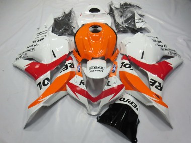 Acquista Bianco Rosso & Arancione Repsol 09-12 CBR600RR Carene Moto