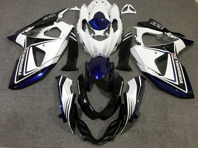 Blu Nero & Bianco 09-16 GSXR 1000 Carene Moto