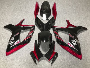 Acquista Design Rosso Lucido & Nero 06-07 GSXR 600-750 Carene Moto