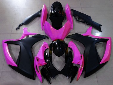 Acquista Nero Opaco & Rosa 06-07 GSXR 600-750 Carene Moto