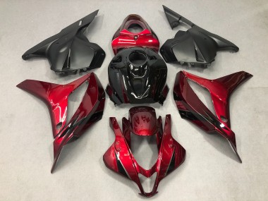 Acquista Rosso Intenso Con Nero 09-12 CBR600RR Carene Moto