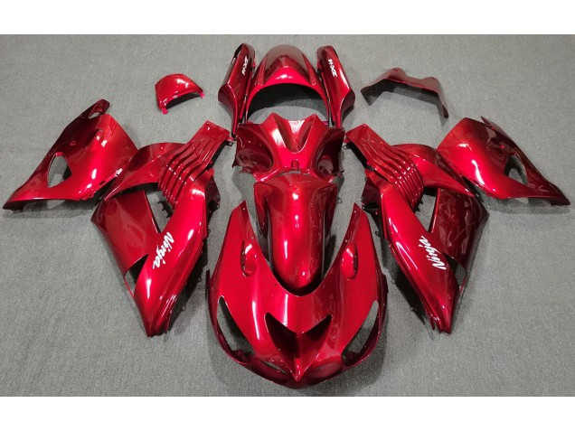 Rosso Lucido 06-11 ZX14R Carene Moto