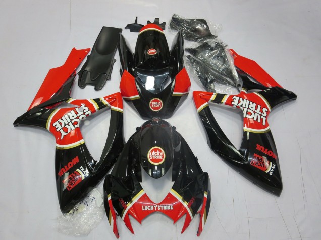 Rosso Lucky Strike 06-07 GSXR 600-750 Carene Moto