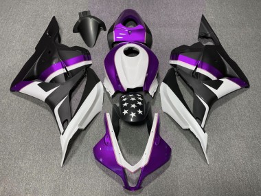 Acquista Stella Nera Opaca & Viola 09-12 CBR600RR Carene Moto