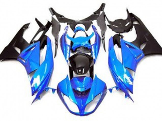 Stile Blu Lucido 09-12 ZX6R Carene Moto