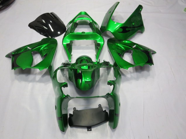 Verde 00-02 ZX6R Carene Moto