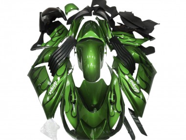 Acquista Verde Lucido & Fiamma 06-11 ZX14R Carene Moto