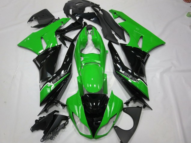 Verde Nero 09-12 ZX6R Carene Moto