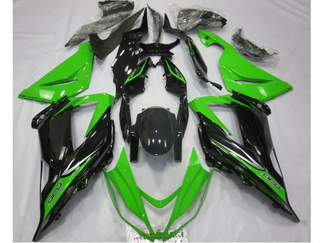 Verde & Nero 13-18 ZX6R Carene Moto