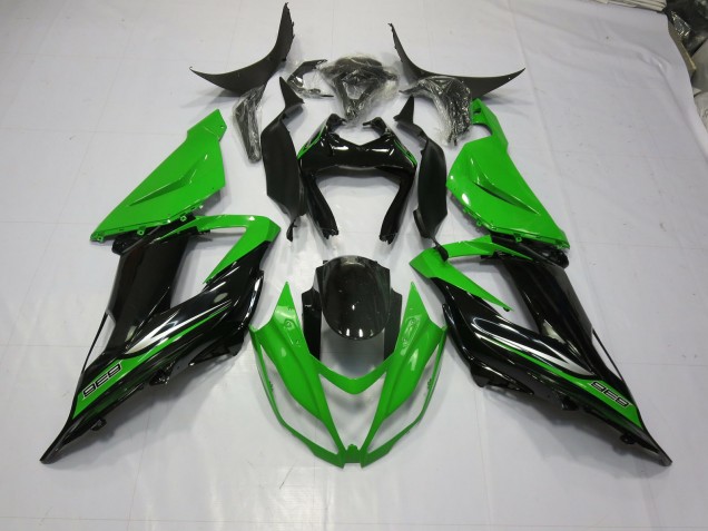 Verde Nero 13-18 ZX6R Carene Moto